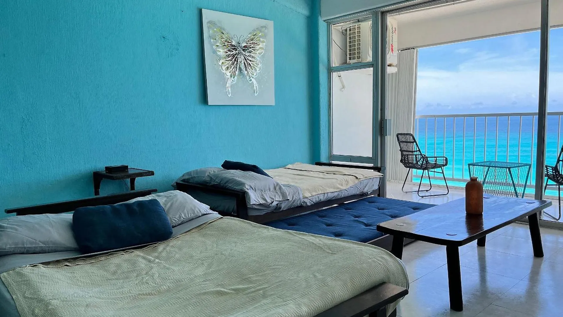 Lägenhet Beautiful Beach Front Pent House In Cancun!!! Mexiko